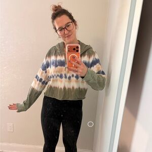 Aerie Multicolor Tie-Dye Hoodie